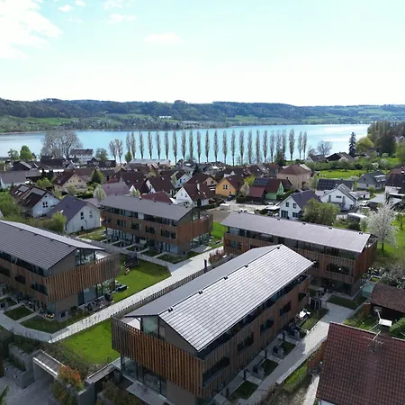 公寓 Bodensee Penthouse 23i - Seesicht - Billiard - Panorama Exklusive 厄赫宁根