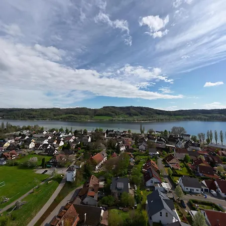 Bodensee Penthouse 23i - Seesicht - Billiard - Tischkicker - Bbq - Air Hockey - Panorama Exklusive * Ohningen